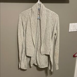 Banana Republic Women's Light Gray Cardigan